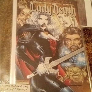 Autograph ladydeath comic signed by Brian pulido